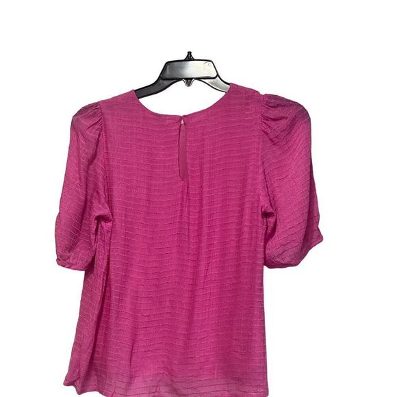 Vero Moda VMALMA O-neck Textured Blouse, Pink, Sz. S - Picture 13 of 15